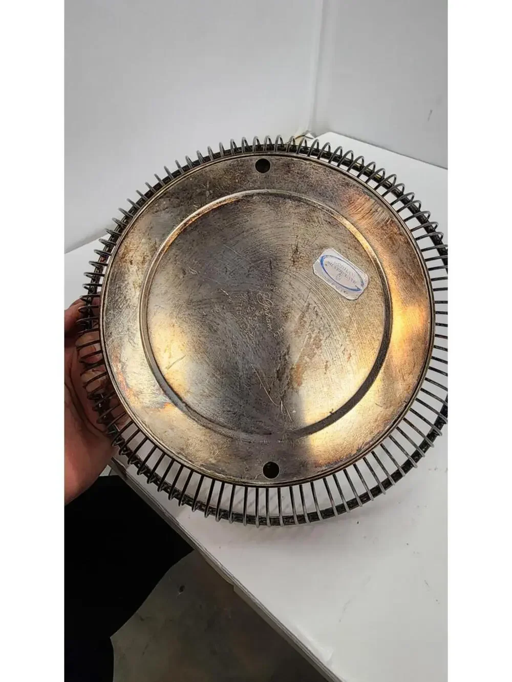 EUC MCM Silver Plate 10